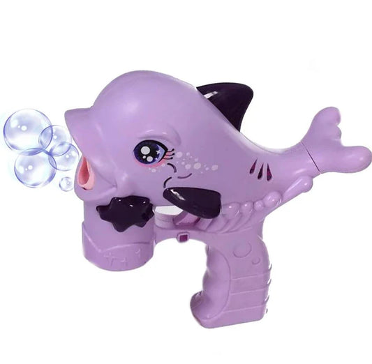 Dolphin Electric Bubble Gun Toy With Light