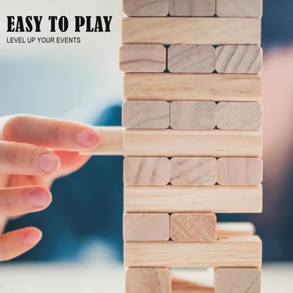 WOODEN JENGA GAME 54 PCS